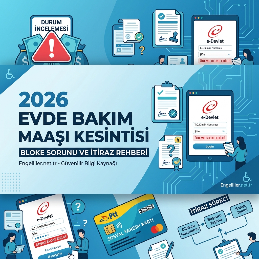 2026 Evde Bakım Maaşı Neden Kesilir? Bloke Sorunu ve İtiraz Rehberi
